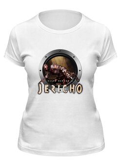 Заказать женскую футболку в Москве. Футболка классическая Jericho от THE_NISE  - готовые дизайны и нанесение принтов.