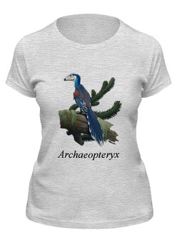 Заказать женскую футболку в Москве. Футболка классическая Archaeopteryx от anat-snake2013@yandex.ru - готовые дизайны и нанесение принтов.