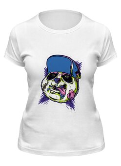 Заказать женскую футболку в Москве. Футболка классическая Panda от acidhouses - готовые дизайны и нанесение принтов.