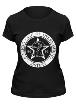 Заказать женскую футболку в Москве. Футболка классическая The Sisters of Mercy от OEX design - готовые дизайны и нанесение принтов.