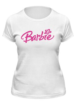 Заказать женскую футболку в Москве. Футболка классическая Барби от Picasso - готовые дизайны и нанесение принтов.