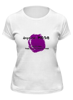 Заказать женскую футболку в Москве. Футболка классическая Depeche Mode SOFAD от Black Pimpf - готовые дизайны и нанесение принтов.