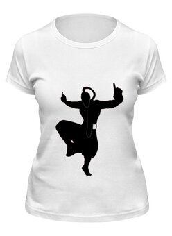 Заказать женскую футболку в Москве. Футболка классическая iLee Sin от iKindness - готовые дизайны и нанесение принтов.