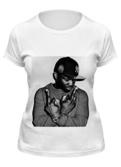 Заказать женскую футболку в Москве. Футболка классическая 50 Cent от FOR YOU - готовые дизайны и нанесение принтов.