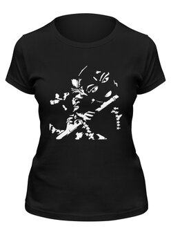 Заказать женскую футболку в Москве. Футболка классическая Шри Кришна от archersanalytics@gmail.com - готовые дизайны и нанесение принтов.