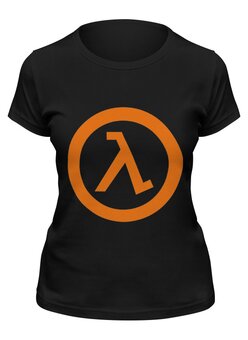 Заказать женскую футболку в Москве. Футболка классическая Half Life от Vitun - готовые дизайны и нанесение принтов.