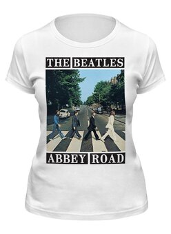 Заказать женскую футболку в Москве. Футболка классическая The Beatles от inPrintio - готовые дизайны и нанесение принтов.