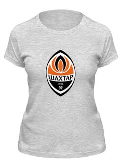 Заказать женскую футболку в Москве. Футболка классическая Шахтар от THE_NISE  - готовые дизайны и нанесение принтов.