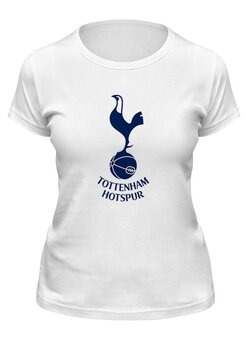 Заказать женскую футболку в Москве. Футболка классическая Tottenham Hotspur от THE_NISE  - готовые дизайны и нанесение принтов.