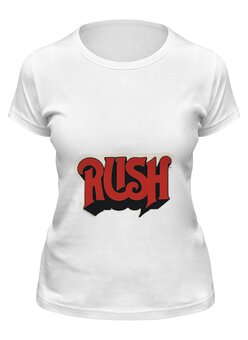 Заказать женскую футболку в Москве. Футболка классическая  группа Rush от Fedor - готовые дизайны и нанесение принтов.