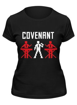 Заказать женскую футболку в Москве. Футболка классическая Covenant от OEX design - готовые дизайны и нанесение принтов.