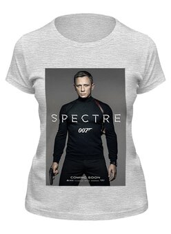 Заказать женскую футболку в Москве. Футболка классическая Bond 007 / Spectre от KinoArt - готовые дизайны и нанесение принтов.