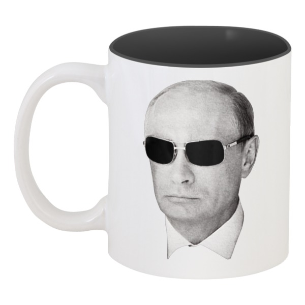 Printio Кружка цветная внутри Путин – всё путём цена и фото