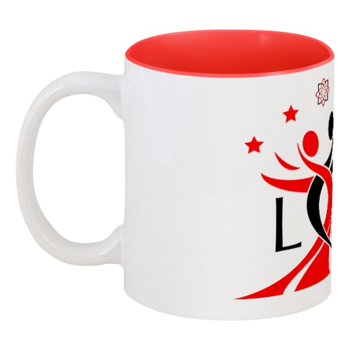 Заказать кружку в Москве. Кружка цветная внутри Lotos Cup от Сергей Белозёров - готовые дизайны и нанесение принтов.