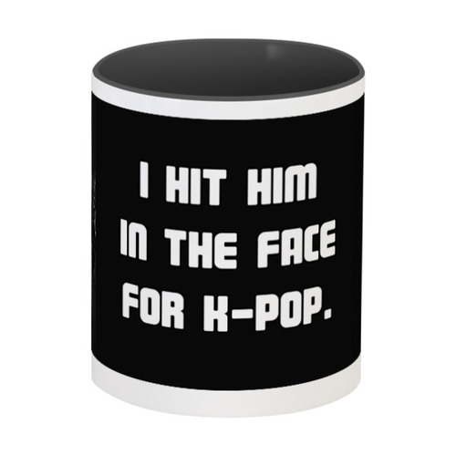Заказать кружку в Москве. Кружка цветная внутри K-pop, BTS JH от vika0568@bk.ru - готовые дизайны и нанесение принтов.