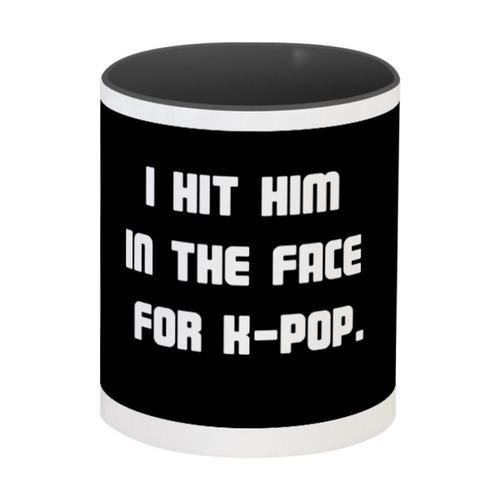 Заказать кружку в Москве. Кружка цветная внутри K-pop, BTS JK от vika0568@bk.ru - готовые дизайны и нанесение принтов.