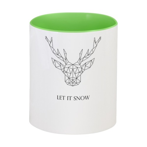 Заказать кружку в Москве. Кружка цветная внутри Dear Deer от Disignshop - готовые дизайны и нанесение принтов.