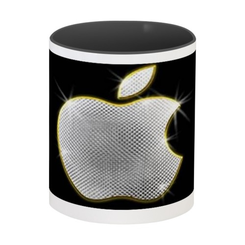 Заказать кружку в Москве. Кружка цветная внутри коллекция "Apple" от vita22 - готовые дизайны и нанесение принтов.