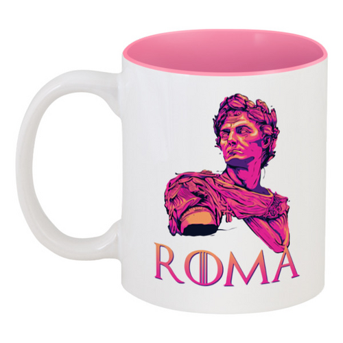 Заказать кружку в Москве. Кружка цветная внутри ۩ ROMA ۩ от balden - готовые дизайны и нанесение принтов.