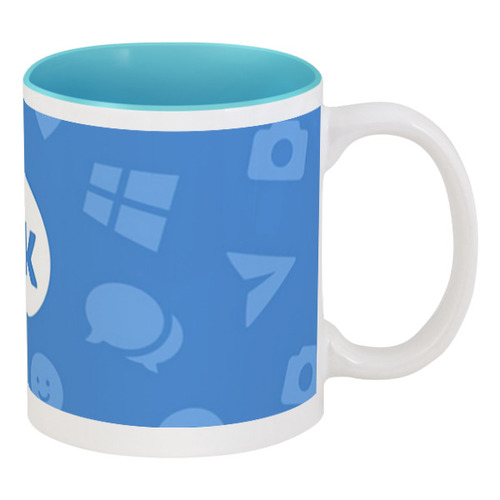 Заказать кружку в Москве. Кружка цветная внутри вконтакте от Ольга Малиновская - готовые дизайны и нанесение принтов.