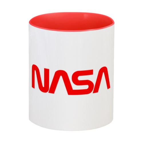 Заказать кружку в Москве. Кружка цветная внутри NASA  от DESIGNER   - готовые дизайны и нанесение принтов.