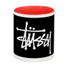 Заказать кружку в Москве. Кружка цветная внутри Stussy от DESIGNER   - готовые дизайны и нанесение принтов.