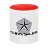 Заказать кружку в Москве. Кружка цветная внутри Chrysler от DESIGNER   - готовые дизайны и нанесение принтов.