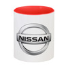 Заказать кружку в Москве. Кружка цветная внутри NISSAN  от DESIGNER   - готовые дизайны и нанесение принтов.