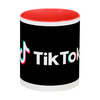 Заказать кружку в Москве. Кружка цветная внутри TikTok  от DESIGNER   - готовые дизайны и нанесение принтов.