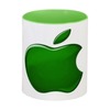 Заказать кружку в Москве. Кружка цветная внутри коллекция "Apple" от vita22 - готовые дизайны и нанесение принтов.