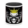 Заказать кружку в Москве. Кружка цветная внутри Skull King от Leichenwagen - готовые дизайны и нанесение принтов.