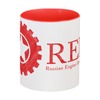 Заказать кружку в Москве. Кружка цветная внутри RED'S Logo от RED'S - готовые дизайны и нанесение принтов.