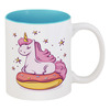 Заказать кружку в Москве. Кружка цветная внутри Unicorn Donut от Jimmy Flash - готовые дизайны и нанесение принтов.