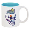 Заказать кружку в Москве. Кружка цветная внутри Rock Skull от Jimmy Flash - готовые дизайны и нанесение принтов.