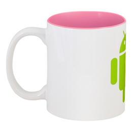 Заказать кружку в Москве. Кружка цветная внутри Android от Nalivaev - готовые дизайны и нанесение принтов.