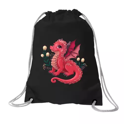 Заказать рюкзак в Москве. Хлопковый рюкзак Красный дракон от tigerda  - готовые дизайны и нанесение принтов.