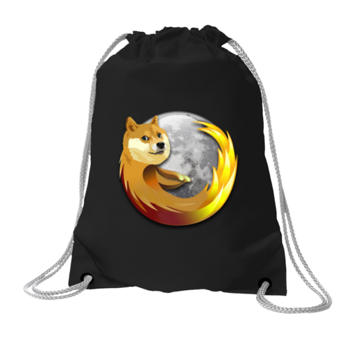 Заказать рюкзак в Москве. Хлопковый рюкзак Doge Firefox от Jimmy Flash - готовые дизайны и нанесение принтов.