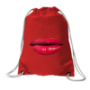 Заказать рюкзак в Москве. Хлопковый рюкзак Губы. от Eva De Peron.  - готовые дизайны и нанесение принтов.