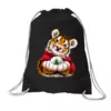 Заказать рюкзак в Москве. Хлопковый рюкзак Тигр со снежным шаром от tigerda  - готовые дизайны и нанесение принтов.