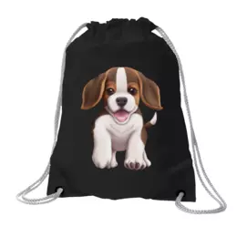 Заказать рюкзак в Москве. Хлопковый рюкзак Собака бигль щенок от tigerda  - готовые дизайны и нанесение принтов.