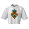 Заказать женскую футболку в Москве. Кроп футболка ☀SkullSummer☀ от balden - готовые дизайны и нанесение принтов.