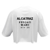 Заказать женскую футболку в Москве. Кроп футболка ☛ ALCATRAZ ☚ от balden - готовые дизайны и нанесение принтов.