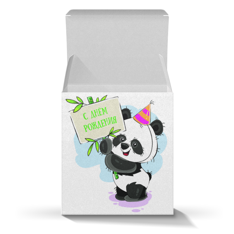 Printio Коробка для кружек С днём рождения printio слюнявчик панда поздравляет