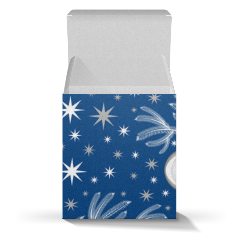 Printio Коробка для кружек Новый год и рождество рождественская алюминиевая пленка шар лось снеговик санта светильник почка имбирь человек рождественская елка светильник почка снежинка