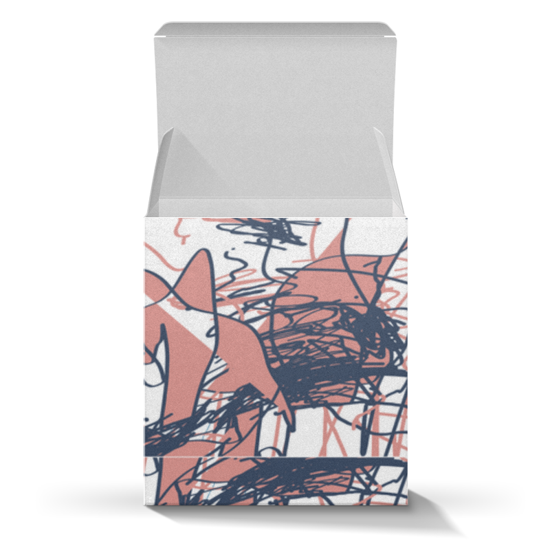 Printio Коробка для кружек Абстрактный графический дизайн - бесшовный паттерн printio футболка с полной запечаткой женская абстрактный графический дизайн бесшовный паттерн