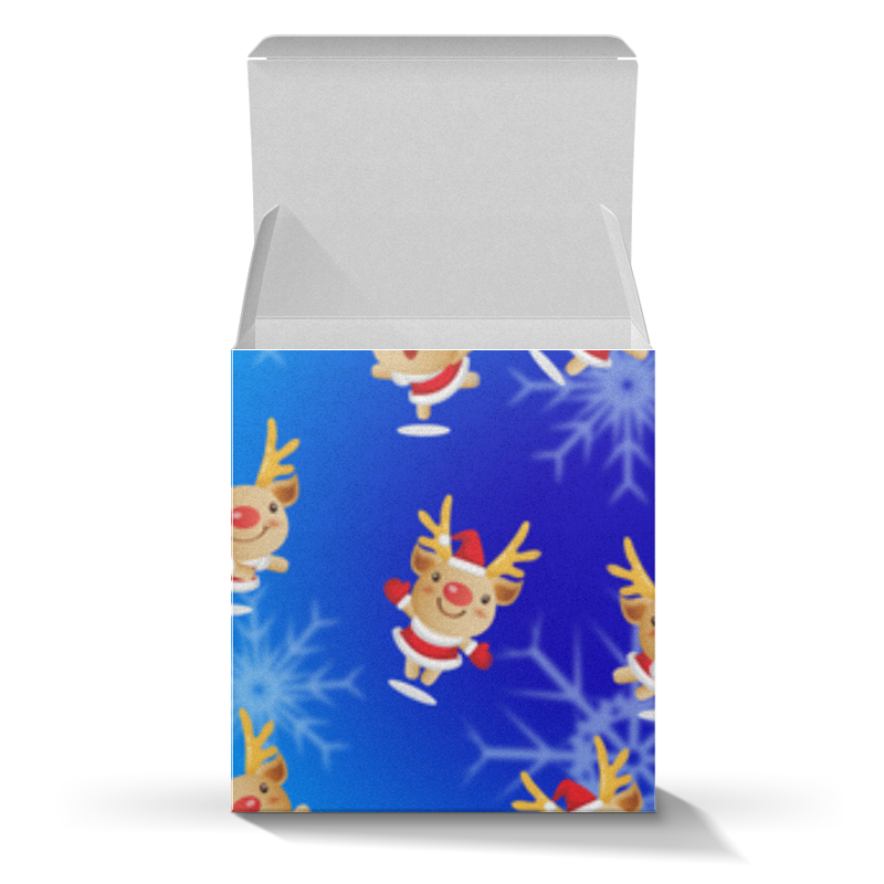 Printio Коробка для кружек Рождественские олени футболка рождественские сани санта клауса boden синий