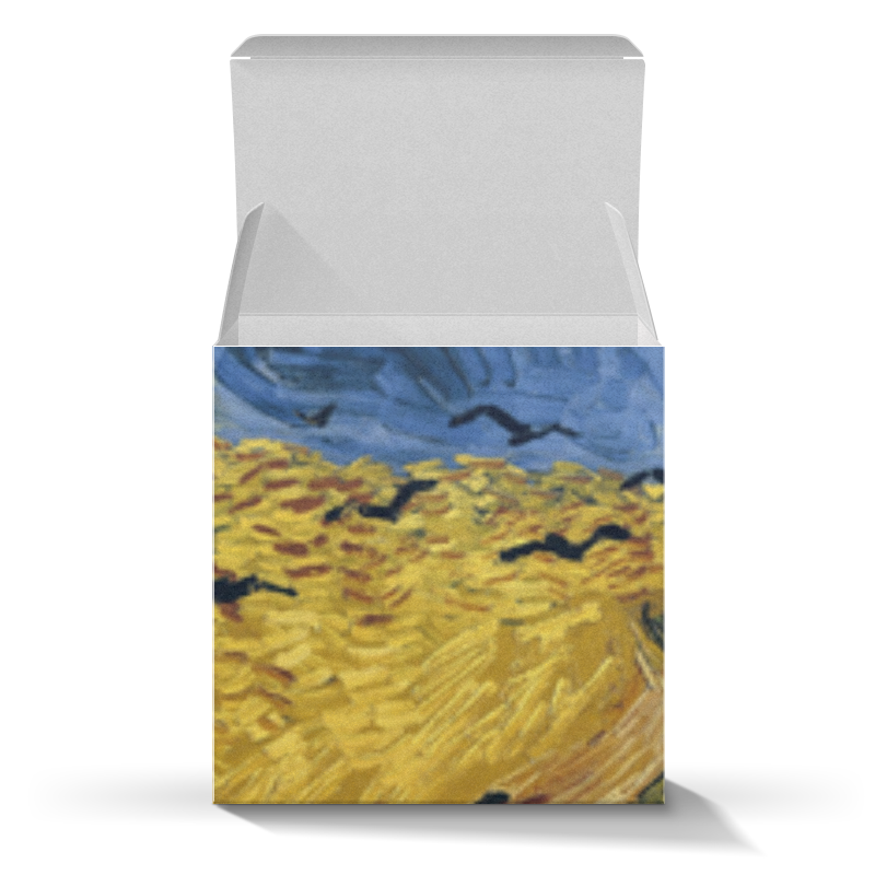 Printio Коробка для кружек Пшеничное поле с воронами (ван гог) цена и фото