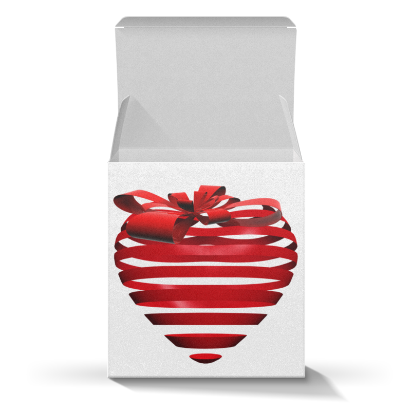 Printio Коробка для кружек 3d сердце