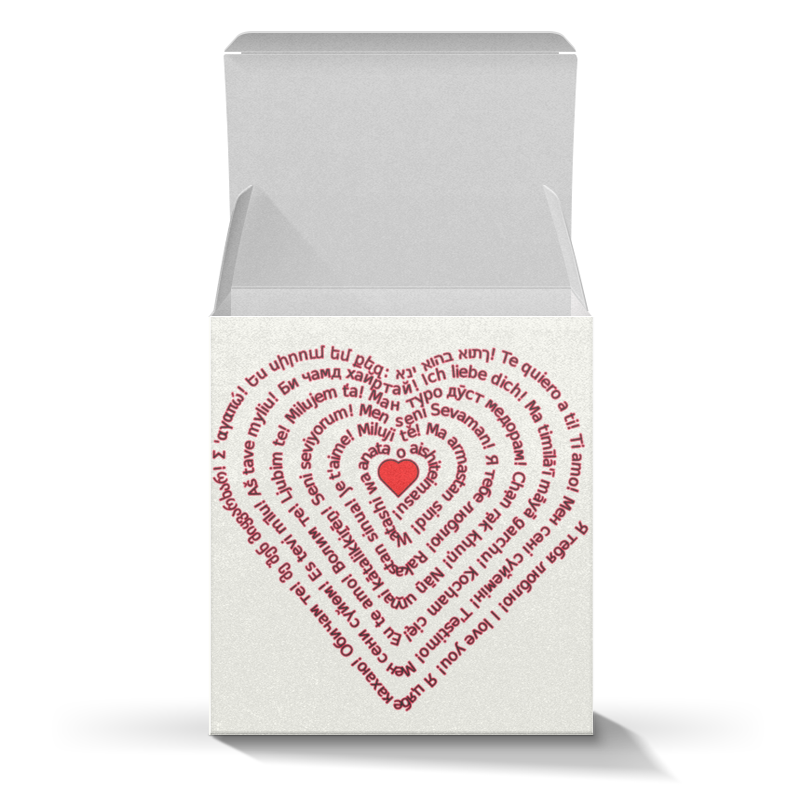 Printio Коробка для кружек Я тебя люблю (подарочная упаковка) printio футболки парные сердце валентинка я тебя люблю