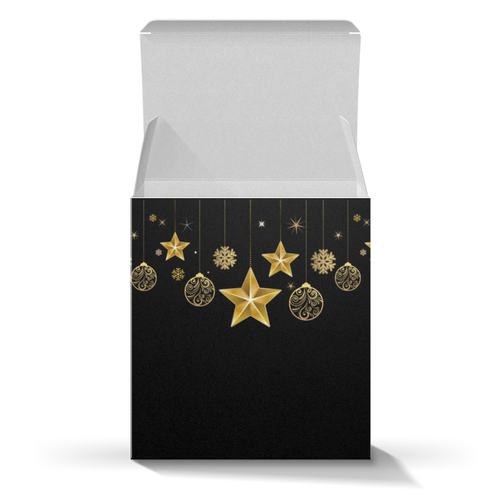 Заказать подарочную упаковку в Москве. Коробка для кружек Новый год от queen  - готовые дизайны и нанесение принтов.